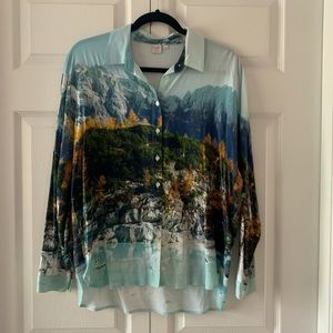 Mountain Scene Blouse